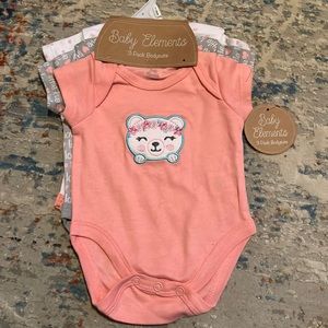Baby elements 3 Pack Bodysuits